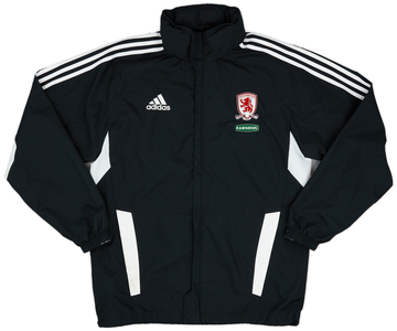 2011-12 Middlesbrough adidas Hooded Rain Jacket