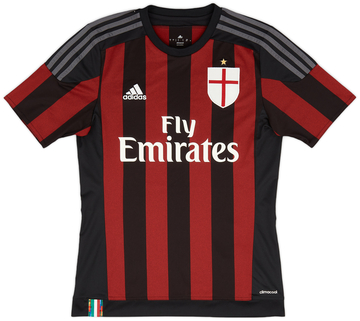 2015-16 AC Milan Home Shirt - 9/10 - (S)