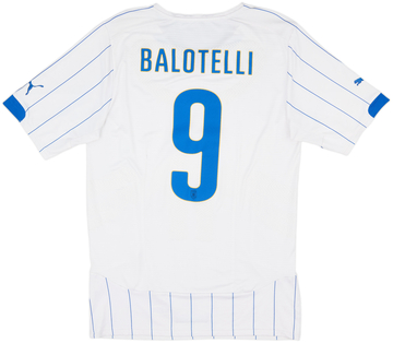 2014-15 Italy Player Issue Away Shirt Balotelli #9