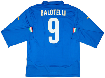 2014-15 Italy Home L/S Shirt Balotelli #9