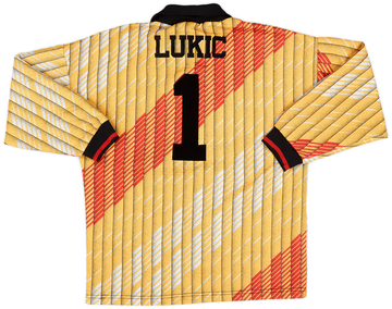 1995-96 Leeds United GK Shirt Lukic #1