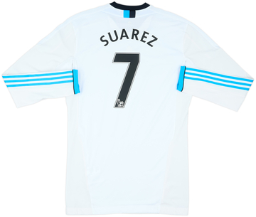 2011-12 Liverpool Player Issue TechFit Third L/S Shirt Suarez #7