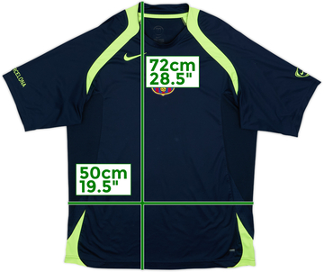 2005-06 Barcelona Nike Training Shirt - 8/10 - (L