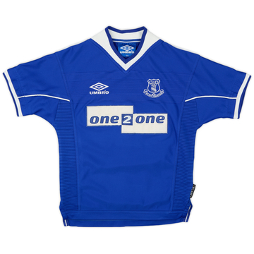 1999-00 Everton Home Shirt - 7/10 - (L.Boys)
