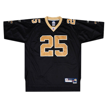 2007 New Orleans Saints Bush #25 Reebok Premier Jersey (Home) XL