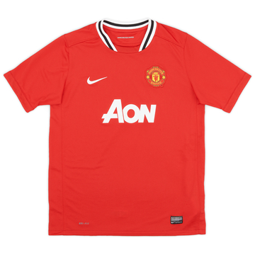 2011-12 Manchester United Home Shirt - 7/10 - (XL.Boys)