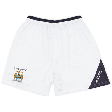 1999-01 Manchester City Home Shorts - 7/10 - (S)