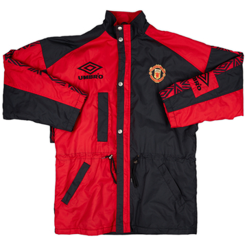 1992-93 Manchester United Umbro Padded Bench Coat - 9/10 - (M)