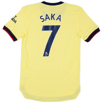 2021-22 Arsenal Authentic Away Shirt Saka #7 - 8/10 - (XS)