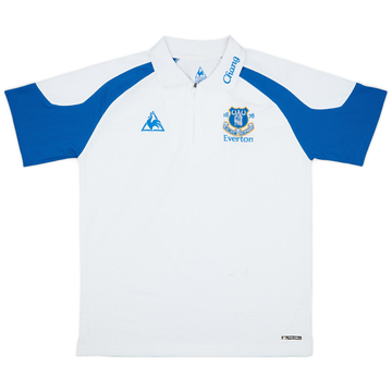 2009-10 Everton Le Coq Sportif 1/4 Zip Polo Shirt - 7/10 - (L)