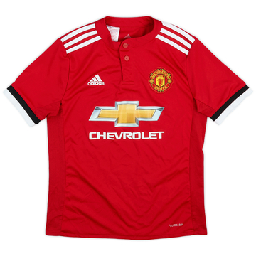 2017-18 Manchester United Home Shirt - 8/10 - (M.Boys)