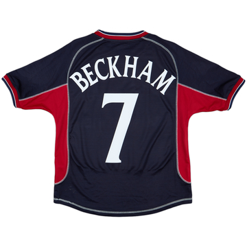 2000-01 Manchester United Third Shirt Beckham #7 - 6/10 - (Y)