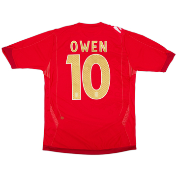 2006-08 England Away Shirt Owen #10 - 5/10 - (M)