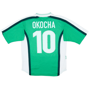 1998-00 Nigeria Home Shirt Okocha #10 - 8/10 - (M)
