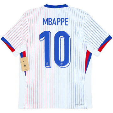 2024-25 France Authentic Away Shirt Mbappe #10 (M)