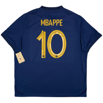 2022-23 France Home Shirt Mbappe #10 (3XL)
