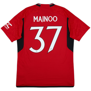 2023-24 Manchester United Home Shirt Mainoo #37 - 10/10 - (L)