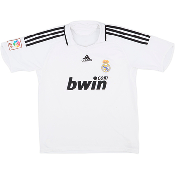 2008-09 Real Madrid Home Shirt - 7/10 - (XL.Boys)