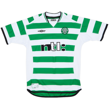 2001-03 Celtic Home Shirt - 10/10 - (M.Boys)