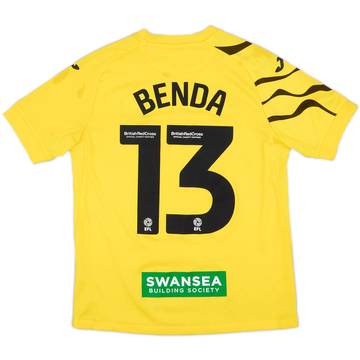 2022-23 Swansea GK S/S Shirt Benda #13 - 6/10 - (M.Boys)