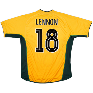 2002-03 Celtic Away Shirt Lennon #18 - 8/10 - (L)