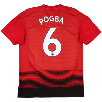 2018-19 Manchester United Home Shirt Pogba #6ES