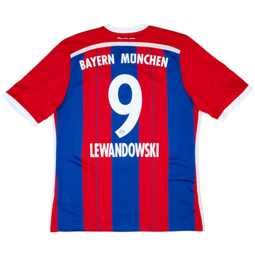 2014-15 Bayern Munich Home Shirt Lewandowski #9 - 8/10 - (S)
