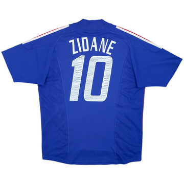 2002-04 France Home Shirt Zidane #10 - 6/10 - (L)