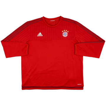 2015-16 Bayern Munich adidas Sweat Top - 8/10 - (3XL)