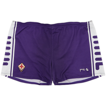 1999-00 Fiorentina Home Shorts - 5/10 - (L)