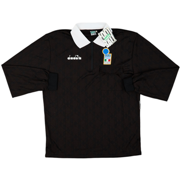 1990s Italy FIGC Diadora Referee L/S Shirt (XL)