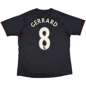 2011-12 Liverpool Away Shirt Gerrard #8 - 4/10 - (XL)