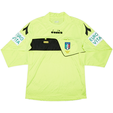2018-19 Italy Diadora Referee L/S Shirt - 9/10 - (M)