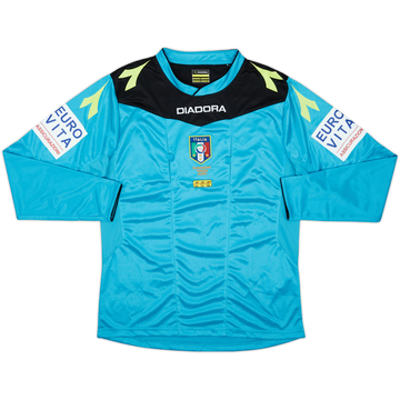 2015-17 Italy Diadora Referee L/S Shirt - 8/10 - (S)