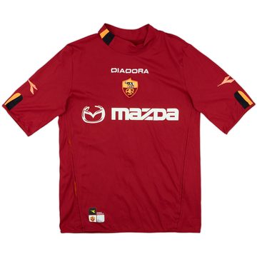 2003-04 Roma Match Issue Home Shirt #7