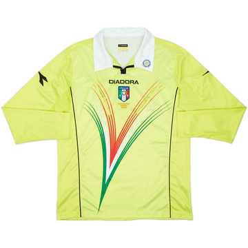2011-12 Italy Diadora Centenary Referee L/S Shirt - 9/10 - (M)