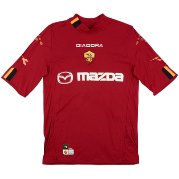 2003-04 Roma Match Issue Home Shirt #14