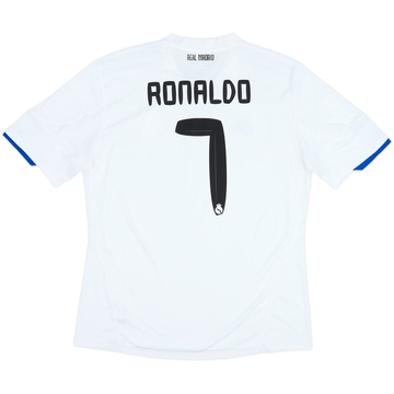 2010-11 Real Madrid Home Shirt Ronaldo #7 - 8/10 - (XL)