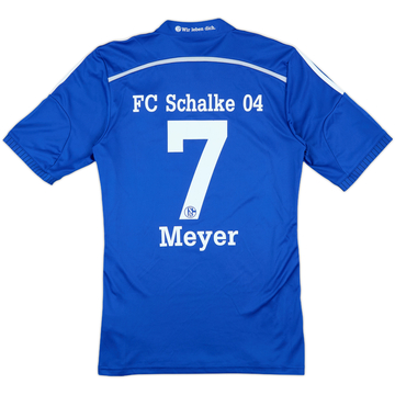 2014-16 Schalke Home Shirt Meyer #7 - 9/10 - (S)
