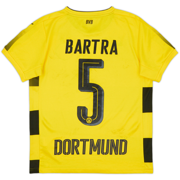 2017-18 Borussia Dortmund Home Shirt Bartra #5 - 7/10 - (L.Boys)