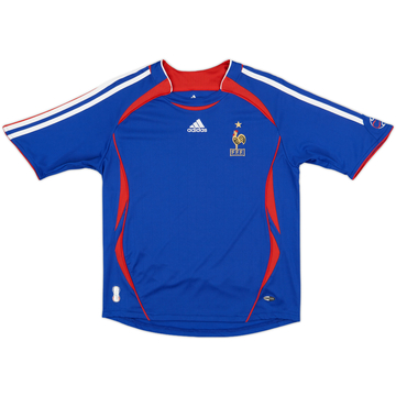 2006-07 France Home Shirt - 10/10 - (M.Boys)