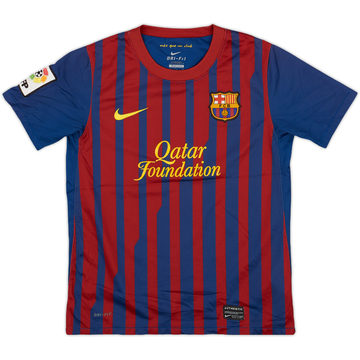 2011-12 Barcelona Home Shirt - 6/10 - (M.Boys)