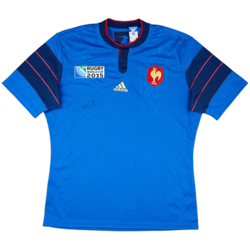 2015 France Rugby Home Shirt - 6/10 - (L)