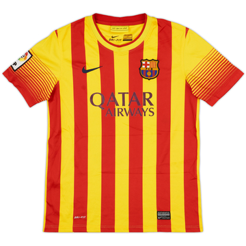 2013-15 Barcelona Away Shirt - 7/10 - (L.Boys)