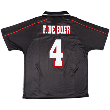 1998-99 Ajax Away Shirt F.De Boer #4 - 8/10 - (L)