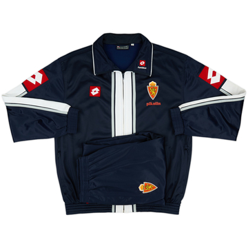 2003-04 Real Zaragoza Lotto Tracksuit - 9/10 - (XL)