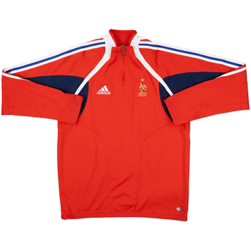 2004-06 France adidas 1/4 Zip Drill Top - 7/10 - (L)