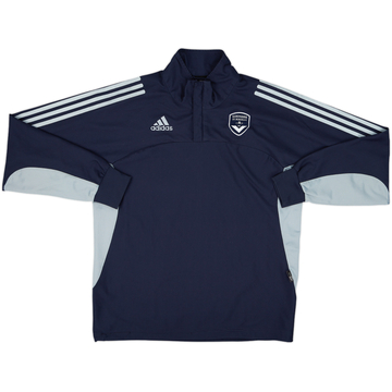 2002-03 Bordeaux adidas 1/4 Zip Drill Top - 8/10 - (S)