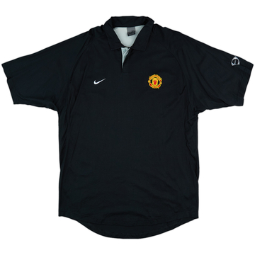2003-04 Manchester United Nike Polo Shirt - 9/10 - (XXL)
