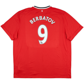 2011-12 Manchester United Home Shirt Berbatov #9 (3XL)